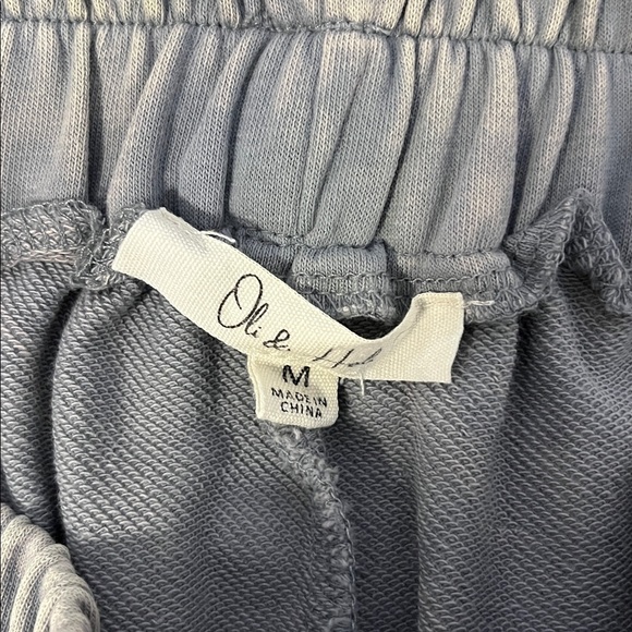 Oli & Hali Bohemian NWOT Wide Leg Pants Lace & Terry - Picture 9 of 10